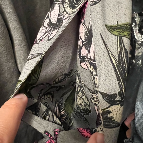 Fox | Juniors Floral Print Button-Down Skirt w/ Pockets | Size Large - Picture 6 of 10